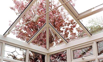Conservatory glass roof